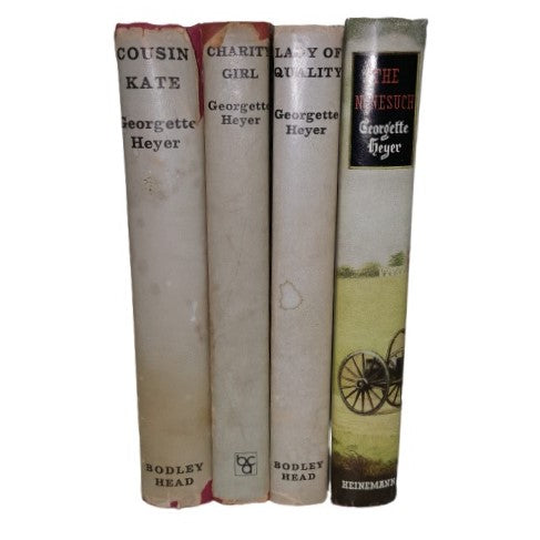 Georgette Heyer - 1962-72, 4 Vintage Books, 3 1st Editions