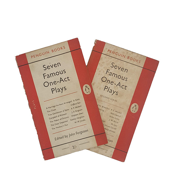 Seven Famous One-Act Plays 1 &amp; 2 - Penguin, 1950-3