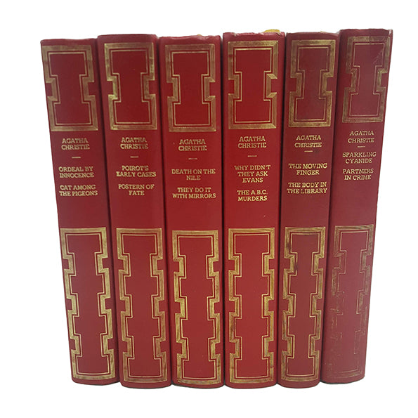 Agatha Christie Collected Works c.1970 (6 Red Books)