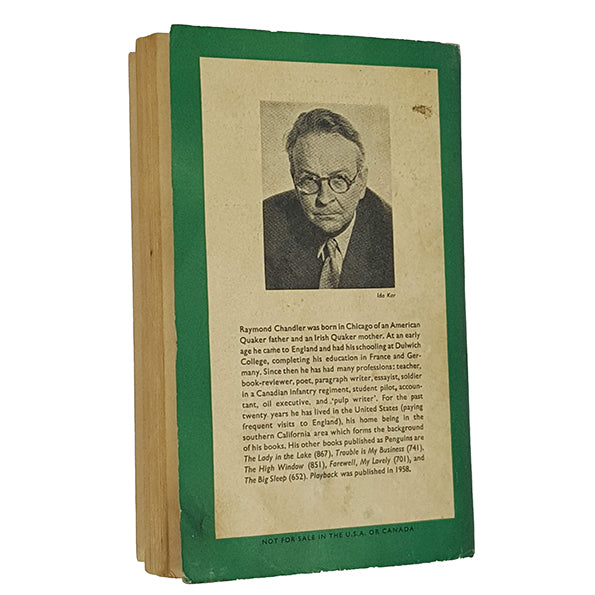 The Long Goodbye by Raymond Chandler - Penguin 1959