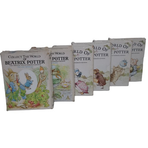 Beatrix Potter’s The Peter Rabbit Books (Full Set) - 23 WHITE Books in boxes
