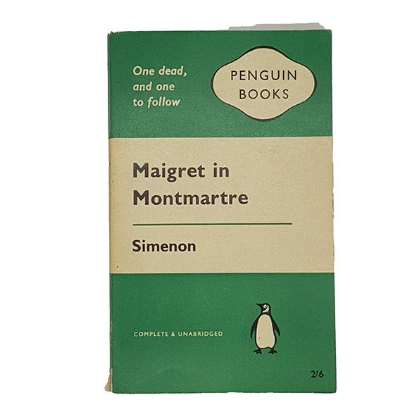 Maigret in Montmartre by Georges Simenon - Penguin 1960