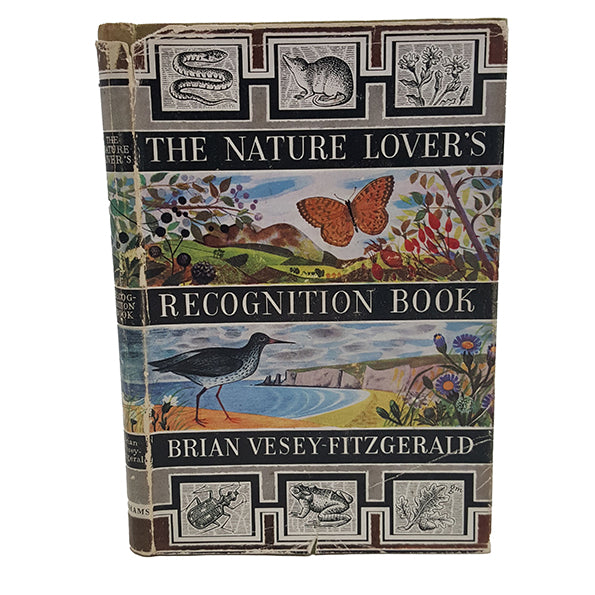 The Nature Lover's Recognition Book by Brian Vesey-Fitzgerald - First Edition, 1956