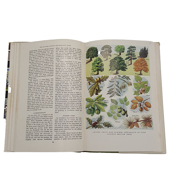The Nature Lover's Recognition Book by Brian Vesey-Fitzgerald - First Edition, 1956