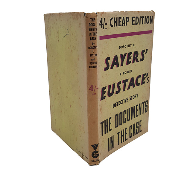 The Documents in the Case by Dorothy L. Sayers &amp; Robert Eustace - Gollancz, 1948