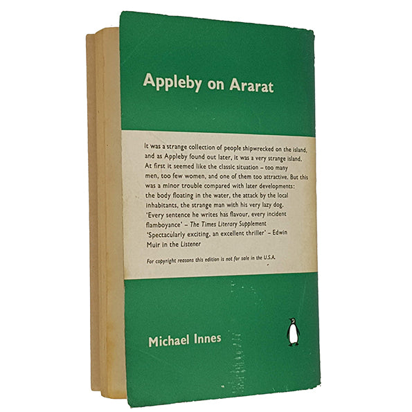 Appleby on Ararat by Michael Innes - Penguin 1961