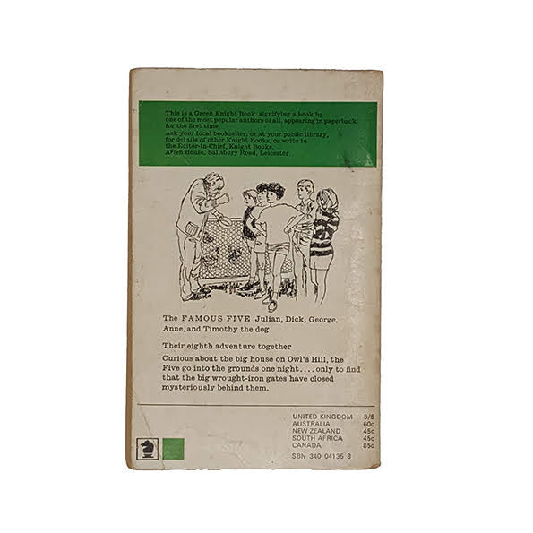 Five Get Into Trouble by Enid Blyton - Knight Books, 1968
