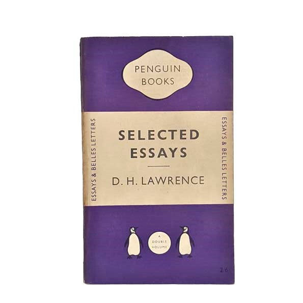 D. H. Lawrence's Selected Essays - Penguin, c.1950s