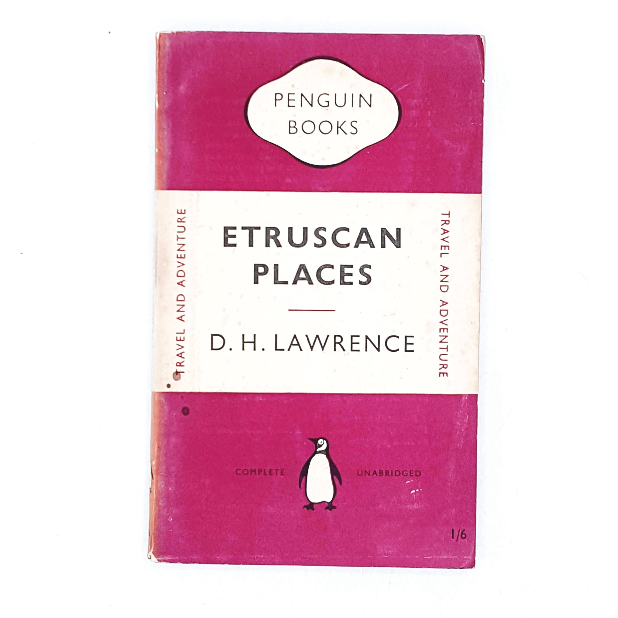 D. H. Lawrence's Etruscan Places - Penguin, c.1950s