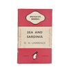 D. H. Lawrence's Sea and Sardinia - Penguin, c.1950s