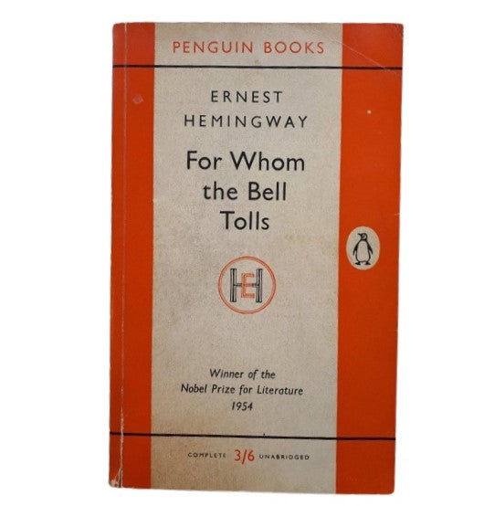 Ernest Hemingway's For Whom The Bell Tolls - Penguin, c.1960s