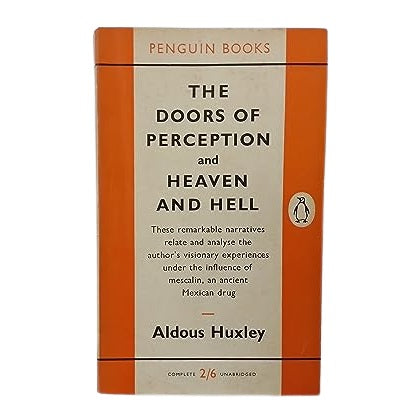 Aldous Huxley's The Doors of Perception of Heaven and Hell - Penguin, c.1960s