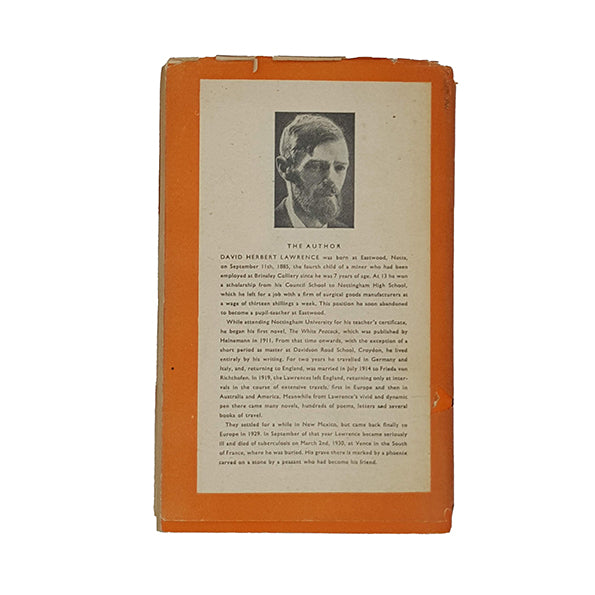 D. H. Lawrence's Sons and Lovers - Penguin with dust jacket 1948