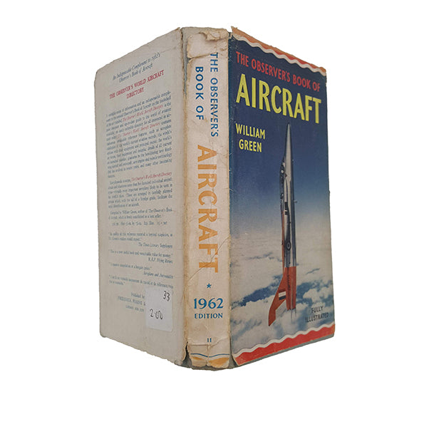 The Observer's Book of Aircraft by William Green &amp; Gerald Pollinger (#11) 1962 DJ