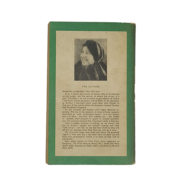 Death and the Pleasant Voice by Mary Fitt - Penguin 1950