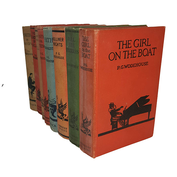 P.G. Wodehouse Well-Loved Works - 8 Books, c1930s