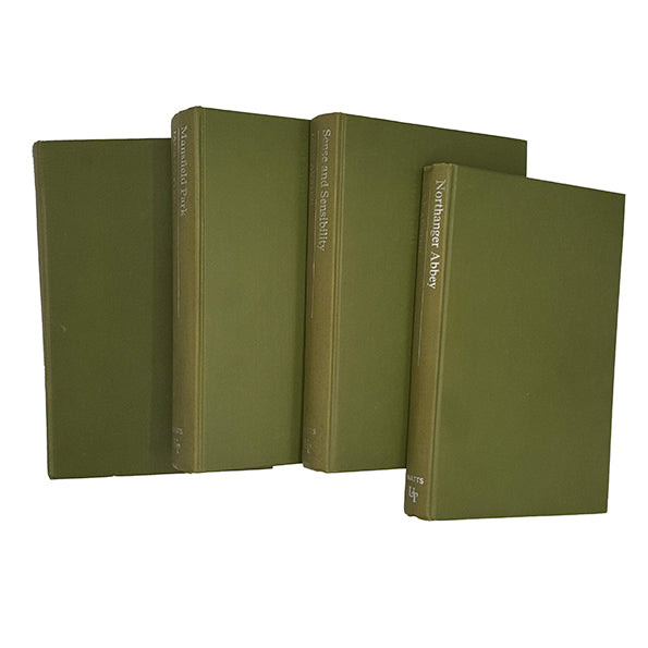 Jane Austen Collected Works - Franklin Watts, 1971 (4 Green Books)