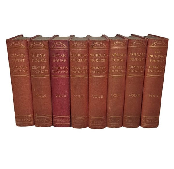 Charles Dickens Collected Illustrated Works - Methuen, 1900 (8 Books)
