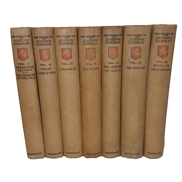 The Works of Joseph Conrad - Heinemann, 1919-21 (15 Books)