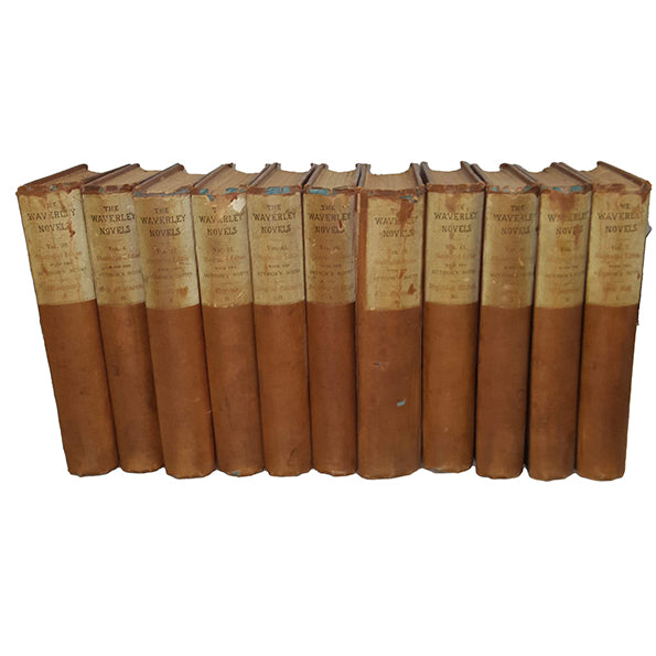 Sir Walter Scott Illustrated Waverley Novels - 24 Volumes - A. &amp; C. Black, 1878