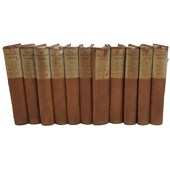 Sir Walter Scott Illustrated Waverley Novels - 24 Volumes - A. &amp; C. Black, 1878