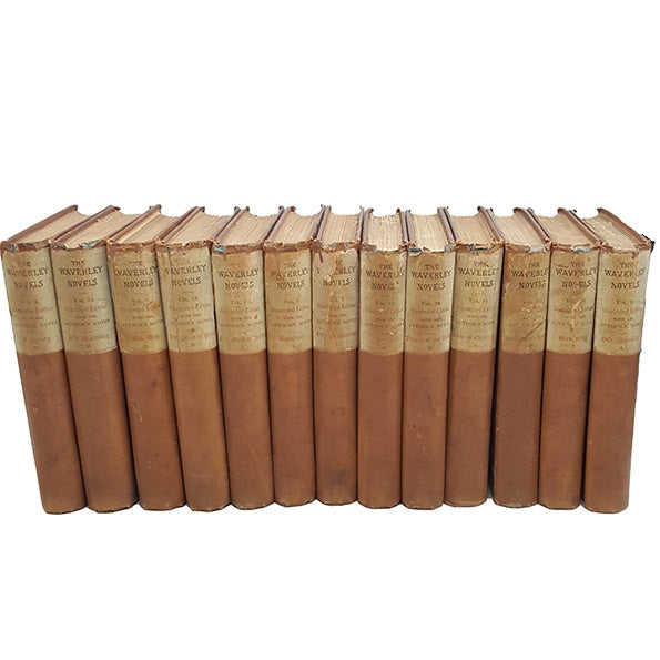 Sir Walter Scott Illustrated Waverley Novels - 24 Volumes - A. &amp; C. Black, 1878