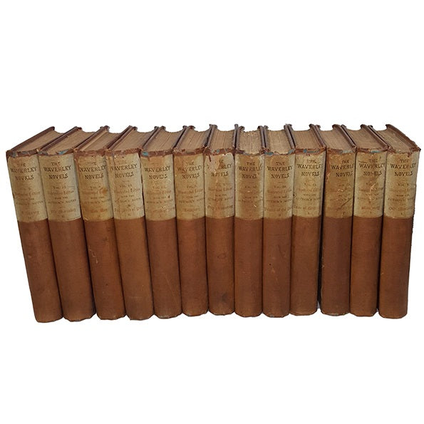 Sir Walter Scott Illustrated Waverley Novels - 24 Volumes - A. &amp; C. Black, 1878