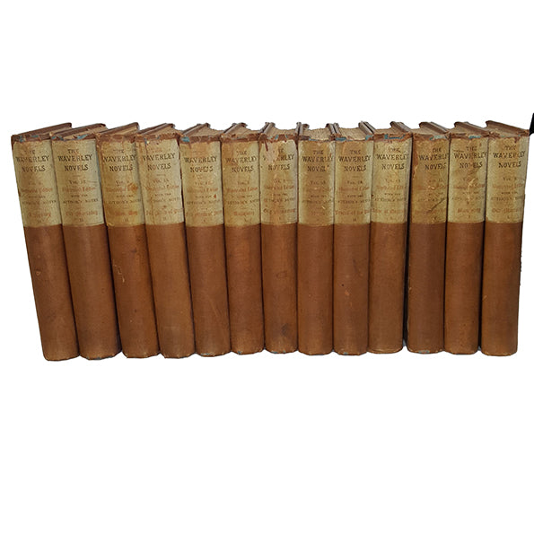 Sir Walter Scott Illustrated Waverley Novels - 24 Volumes - A. &amp; C. Black, 1878