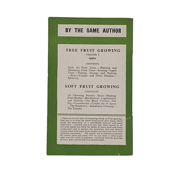 Tree Fruit Growing Vol II by Raymond Bush - Penguin 1943