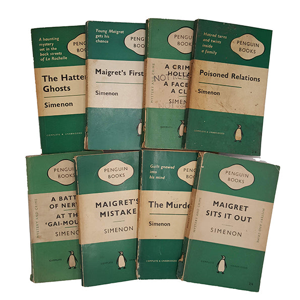 Simenon Collected Works - Penguin, 1950s (8 Books)