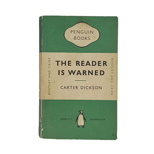 The Reader is Warned by Carter Dickson - Penguin 1951