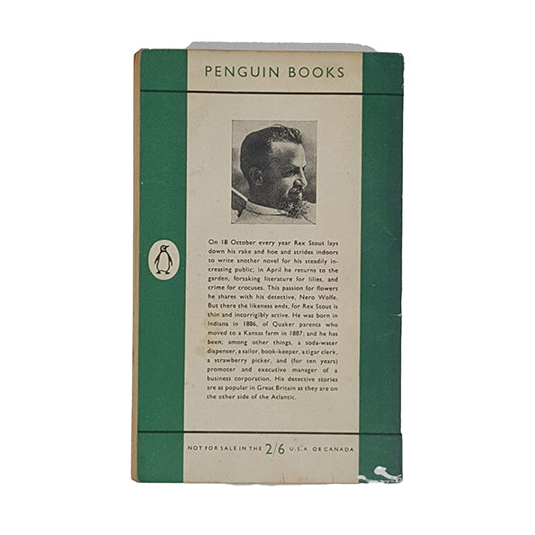 Over My Dead Body by Rex Stout - Penguin 1955