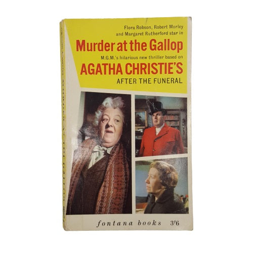 Agatha Christie's Murder at the Gallop/After the Funeral - Fontana, 1963