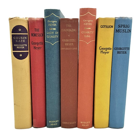 Georgette Heyer 7 Vintage Books, 1948-72 (2 1st Editions)