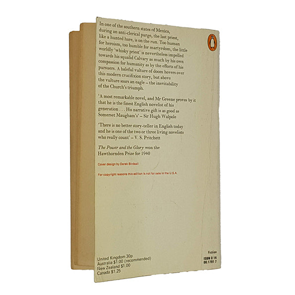 Graham Greene's The Power and the Glory - Penguin 1973
