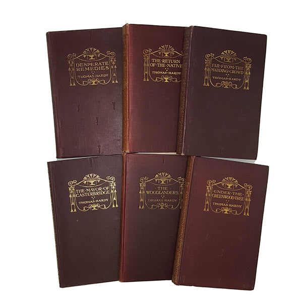 Thomas Hardy Collected Works - 6 Books, Macmillan, c.1920s