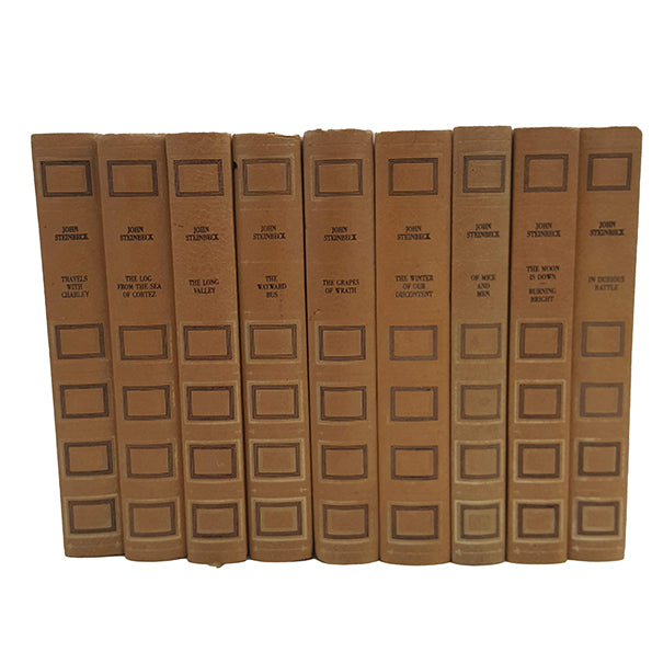 John Steinbeck 9 Book Collection - Heron Books, 1971