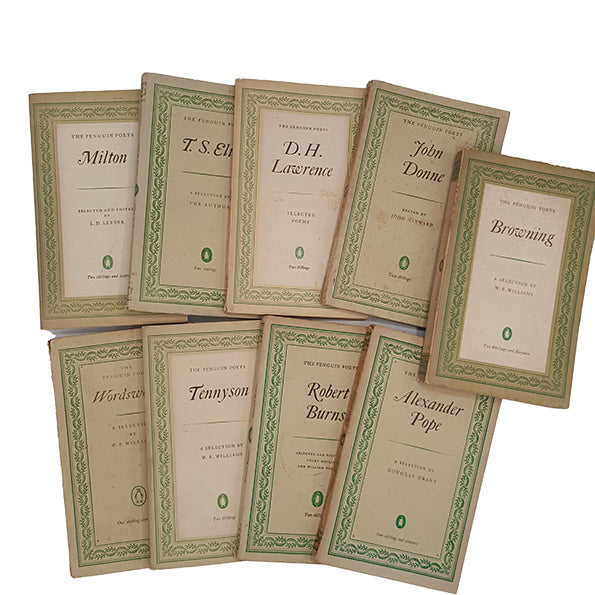 The Penguin Poets 9-Book Collection c.1950s