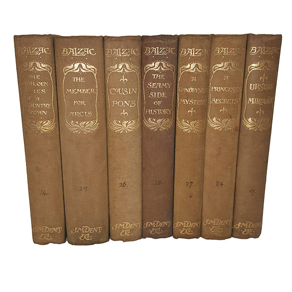 H. D. Balzac's Collected Works - J.M. Dent, 1897 (14 Books)