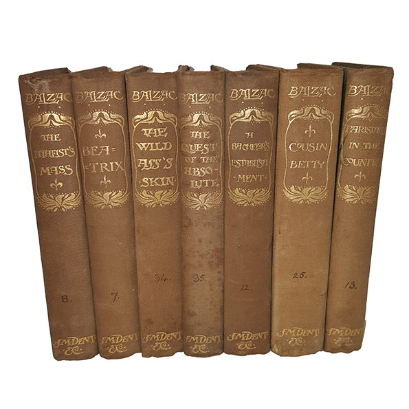 H. D. Balzac's Collected Works - J.M. Dent, 1897 (14 Books)