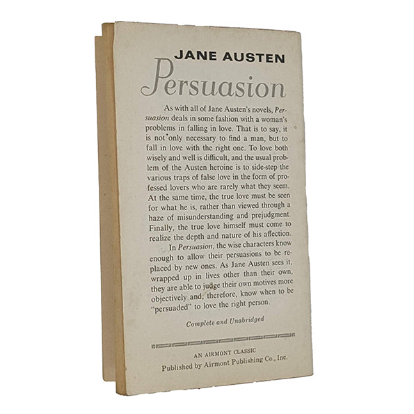 Jane Austen's Persuasion - Airmont 1966