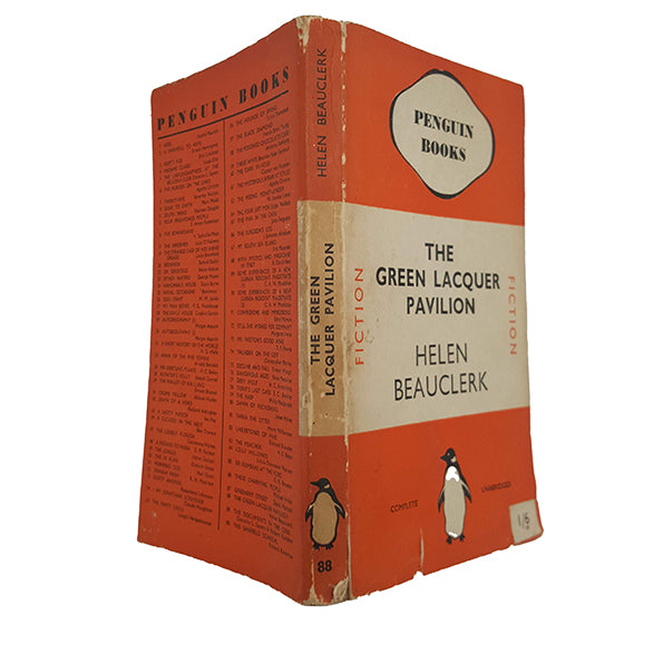 The Green Lacquer Pavilion by Helen Beauclerk - Penguin, 1937