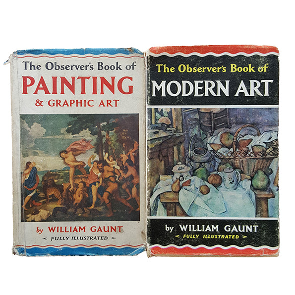 The Observer's Book of Painting &amp; Graphic Art &amp; Modern Art by William Gaunt (#26,#34) (2 DJ Books)