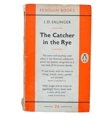 J. D. Salinger’s The Catcher in The Rye - Penguin, c.1970s