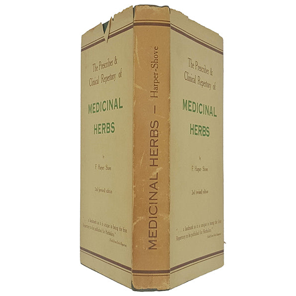 Medicinal Herbs by F. Harper-Shove - Health Science Press 1954