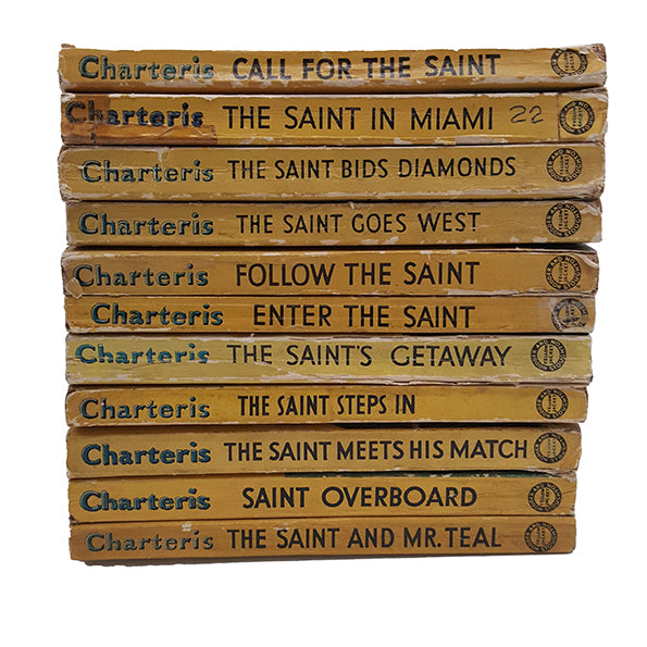 Leslie Charteris' The Saint (11 Book Collection) Hodder and Stoughton, 1950s