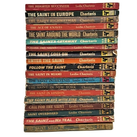Leslie Charteris' The Saint (19 Book Collection) Hodder and Stoughton, 1950s