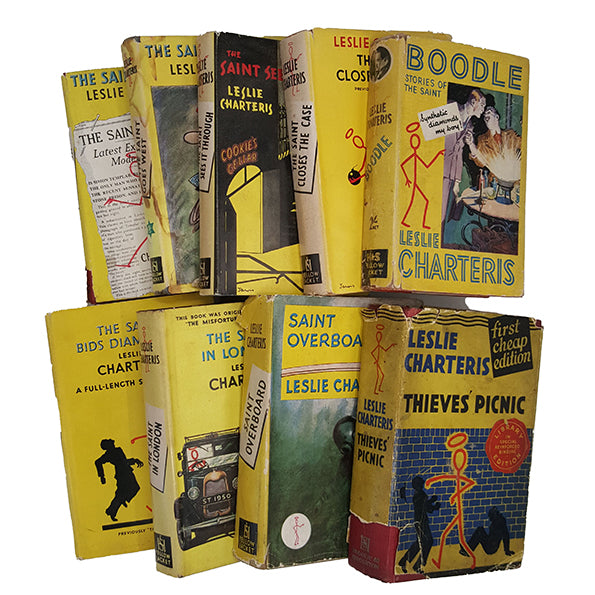Leslie Charteris' The Saint (23 Book Collection) Hodder and Stoughton, 1950s