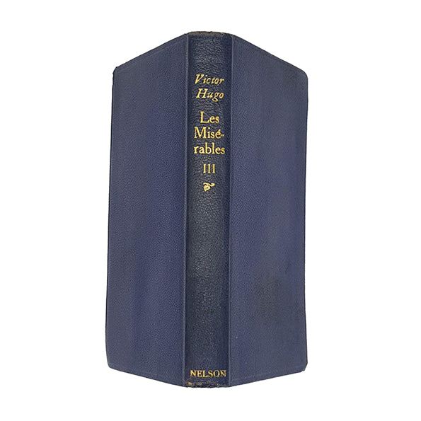 Victor Hugo&#39;s Les Misérables Part III French Edition - Nelson 1935