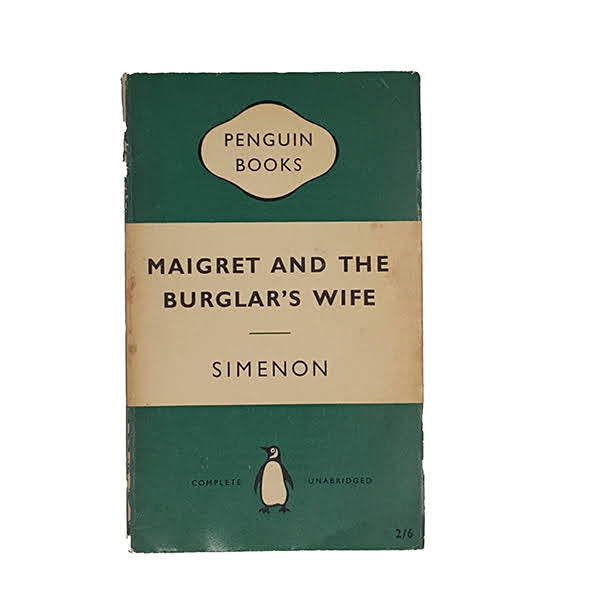 Maigret and the Burglar’s Wife by Simenon - Penguin, 1959
